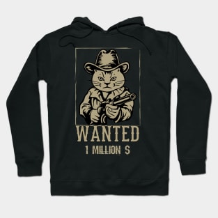 Wanted Dead Or Alive Cat Hoodie